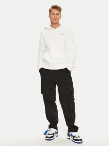 Худі Off-White logo-print drawstring hoodie OMBB097F22FLE0150110