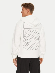 Худі Off-White logo-print drawstring hoodie OMBB097F22FLE0150110