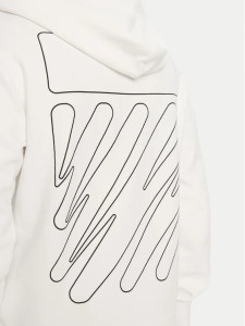 Худі Off-White logo-print drawstring hoodie OMBB097F22FLE0150110