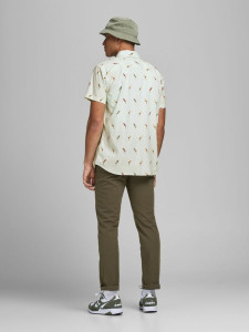Сорочка JORPLAYA SHIRT SS 12187953 Pale Blue Jack&Jones L Білий 12187953PALEBLUE