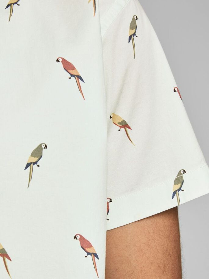 Сорочка JORPLAYA SHIRT SS 12187953 Pale Blue Jack&Jones L Білий 12187953PaleBlue