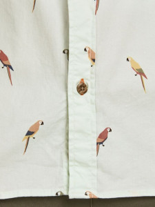 Сорочка JORPLAYA SHIRT SS 12187953 Pale Blue Jack&Jones L Білий 12187953PALEBLUE