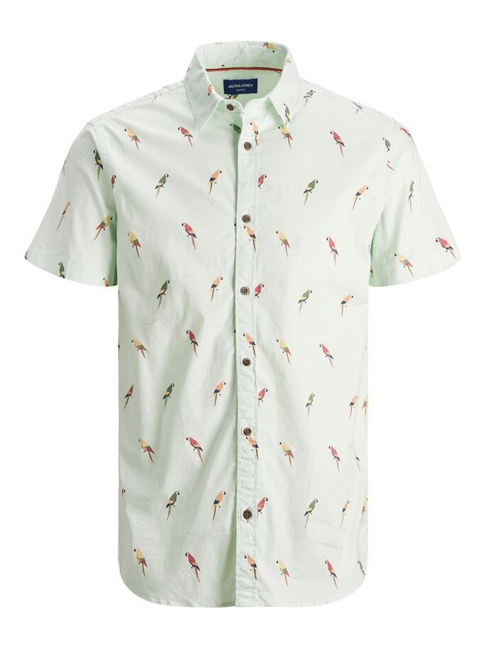 Сорочка JORPLAYA SHIRT SS 12187953 Pale Blue Jack&Jones L Білий 12187953PaleBlue