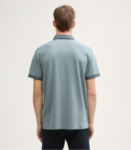 Футболка поло POLO SHIRT WITH STRETCH 1045629-27475 Tom Tailor L Зелений 1045629-27475