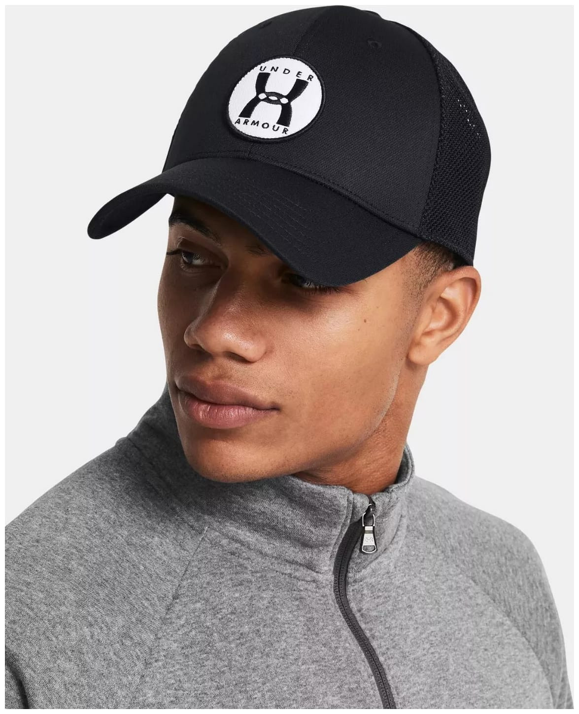 Бейсболка Under Armour M Blitzing Trucker чорний Чол One Size 1383441-001