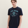 Футболка LOGO TEE MEN'S T-SHIRT 1037735ХХ10302 Tom Tailor L Темно-синій 1037735ХХ10302