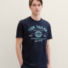 Футболка LOGO TEE MEN'S T-SHIRT 1037735ХХ10302 Tom Tailor L Темно-синій 1037735ХХ10302