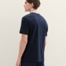 Футболка LOGO TEE MEN'S T-SHIRT 1037735ХХ10302 Tom Tailor L Темно-синій 1037735ХХ10302