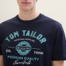 Футболка LOGO TEE MEN'S T-SHIRT 1037735ХХ10302 Tom Tailor L Темно-синій 1037735ХХ10302