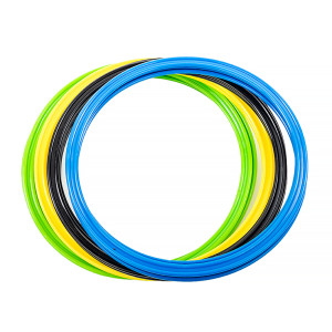 Кільця спортивні 12 шт (3 Жовті+3 Сині+3 Зелені+3 Чорні) AVK3-739-463-302-001