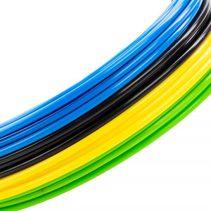 Кільця спортивні 12 шт (3 Жовті+3 Сині+3 Зелені+3 Чорні) AVK3-739-463-302-001