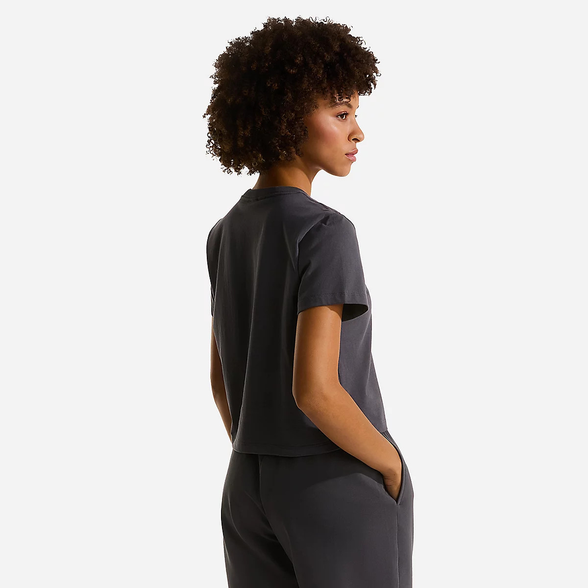 Футболка W ESSENTIAL REGULAR SHORT SLEEVE CUTIE T TNF 0A8GR1RHI1 THE NORTH FACE XS Темно-сірий 0A8GR1RHI1