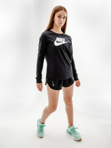Кофта Nike W NSW TEE ESSNTL LS ICN FTRA FJ0441-010