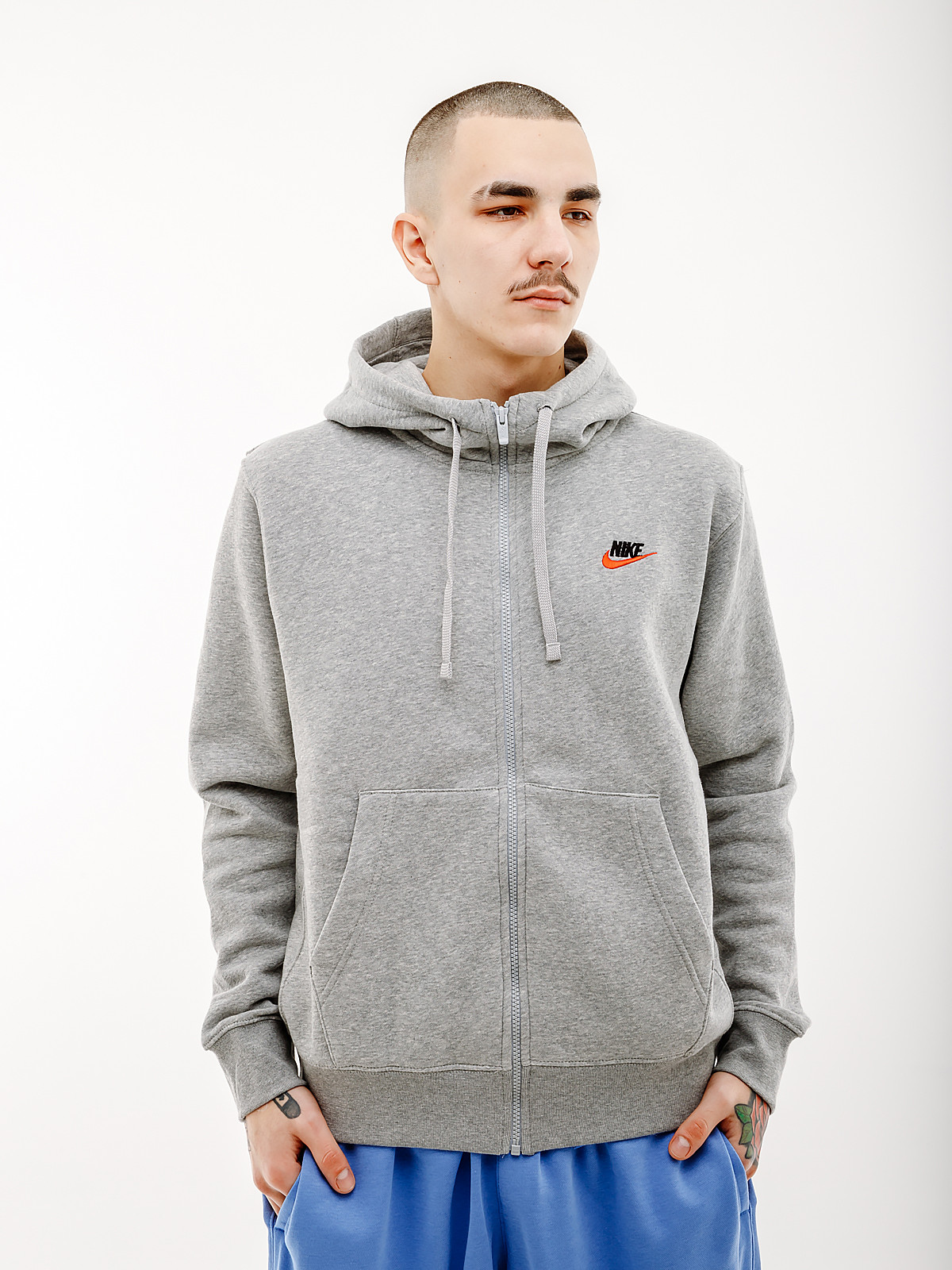 Кофта Nike CLUB DT HOODIE FZ BB DQ8384-064