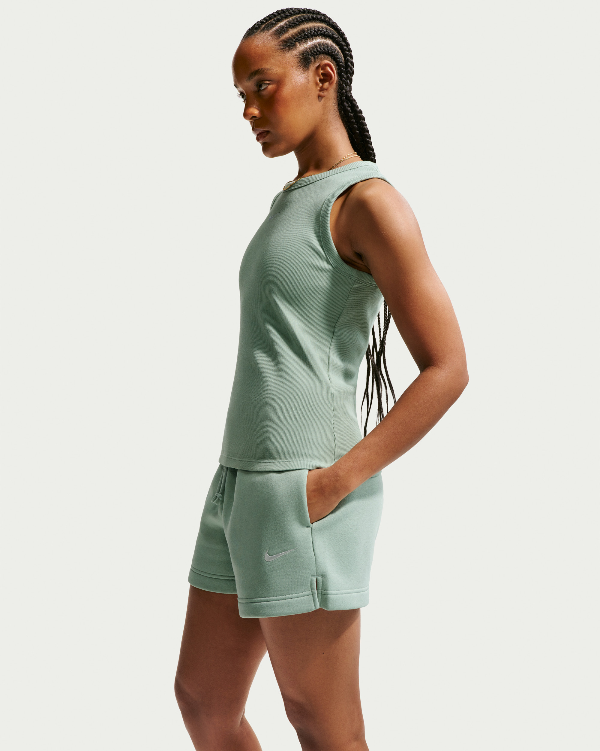 Шорти Nike W NSW PHNX FLC MR STD 4IN SHRT IH2108-007