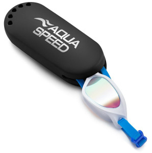 Чохол для окулярів Aqua Speed Silicone goggle case чорний Уні OFSM 633-07