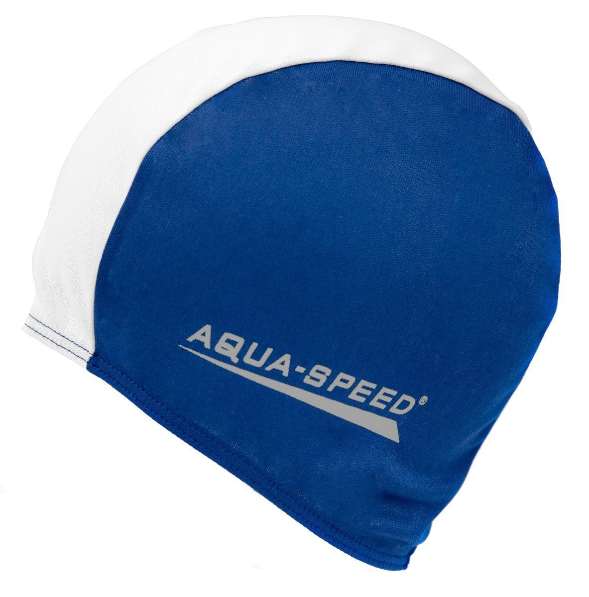 Шапочка для плавання Aqua Speed POLYESTER CAP 5764 синій, білий Уні OSFM 091-15