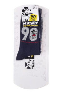 Шкарпетки MICKEY 90 YEARS OF IMAGINATION/TETE MICKEY + 90 AN синій, сірий Діт 39-42 93154162-2