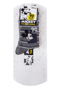 Шкарпетки MICKEY 90 YEARS OF IMAGINATION/TETE MICKEY + 90 AN синій, сірий Діт 39-42 93154162-2