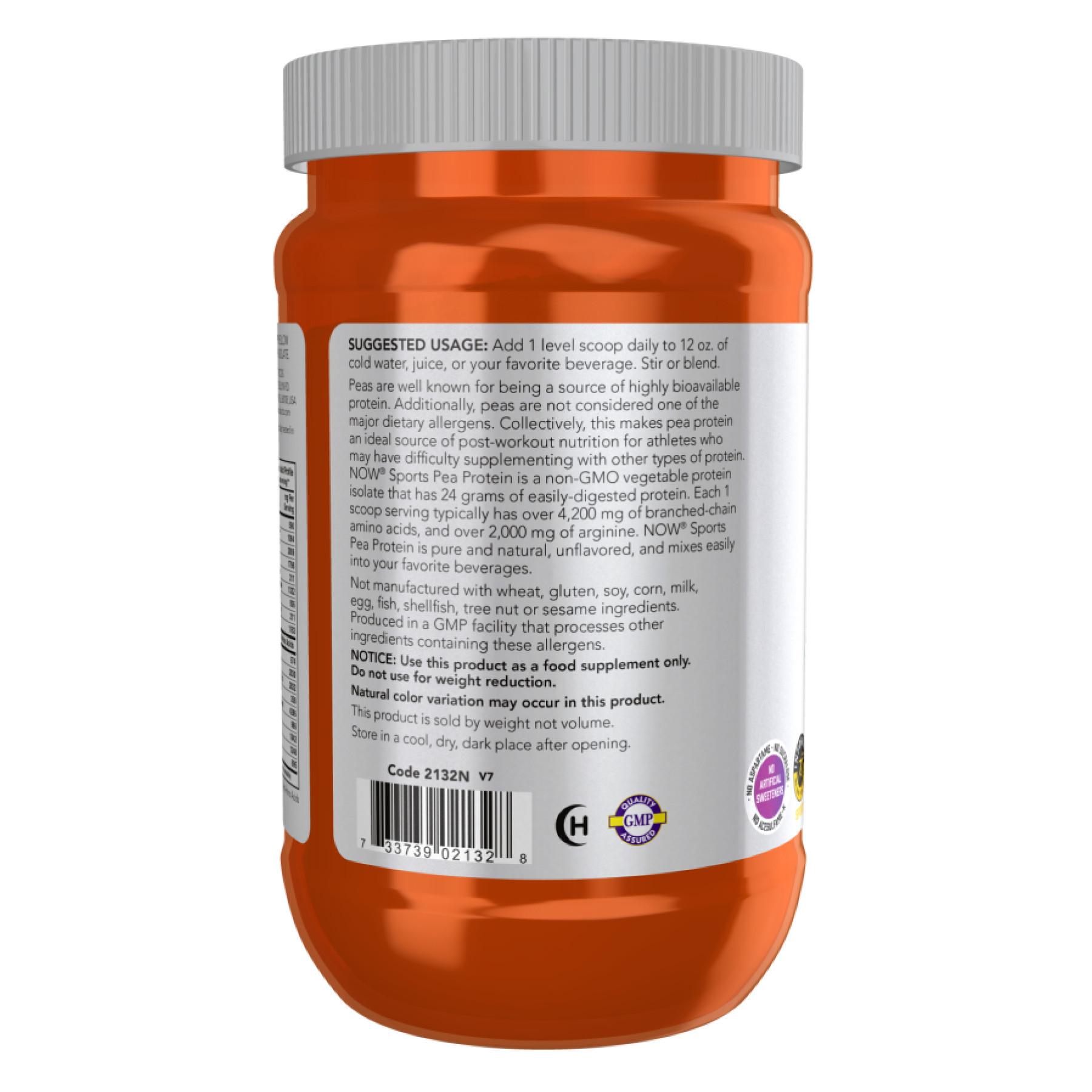 Порошок Pea Protein - 340g Unflavored 2022-10-2588