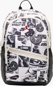 Рюкзак Nike Jordan JAM AIR PATROL BACKPACK 27L білий, чорний Чол 48 х 30 х 16 см MA0924-X27