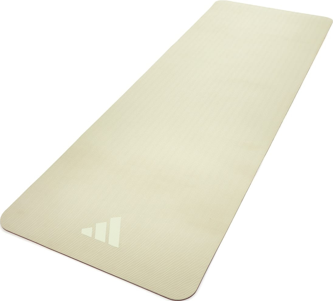 Килимок для йоги Adidas Double Sided Yoga Mat бежевий, темно-рожевий Уні 176 х 61 х 0,6 см ADYG-10400WP-NL