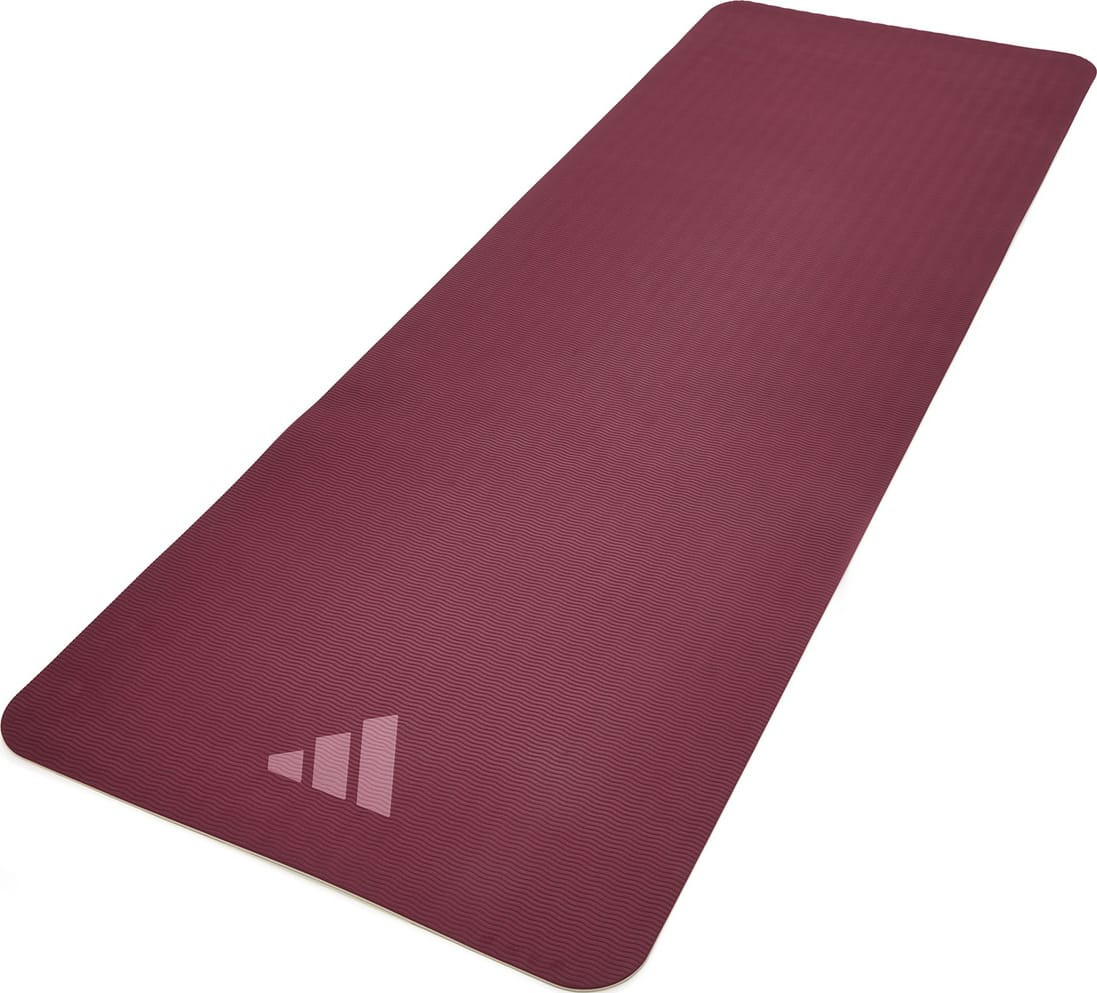 Килимок для йоги Adidas Double Sided Yoga Mat бежевий, темно-рожевий Уні 176 х 61 х 0,6 см ADYG-10400WP-NL