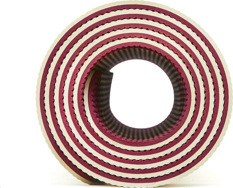 Килимок для йоги Adidas Double Sided Yoga Mat бежевий, темно-рожевий Уні 176 х 61 х 0,6 см ADYG-10400WP-NL