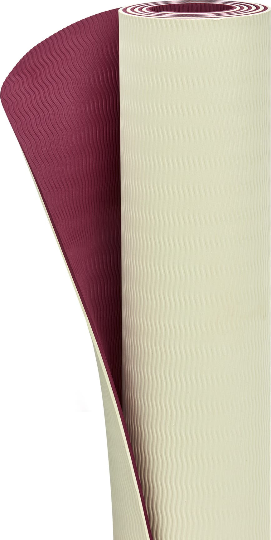 Килимок для йоги Adidas Double Sided Yoga Mat бежевий, темно-рожевий Уні 176 х 61 х 0,6 см ADYG-10400WP-NL