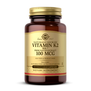 Капсули Naturally Sourced Vitamin K2 (MK-7) 100mcg - 50 vcaps 2023-10-3706