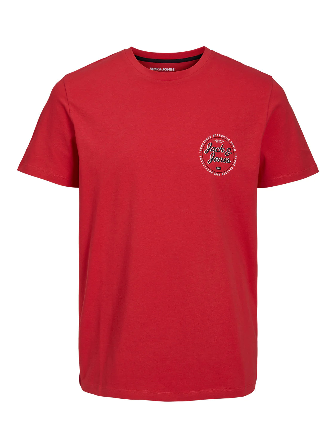 Футболка JJANDY TEE SS CREW NECK 12222339-True Red Jack&Jones L Червоний 12222339-TRUE RED-PRINT:S