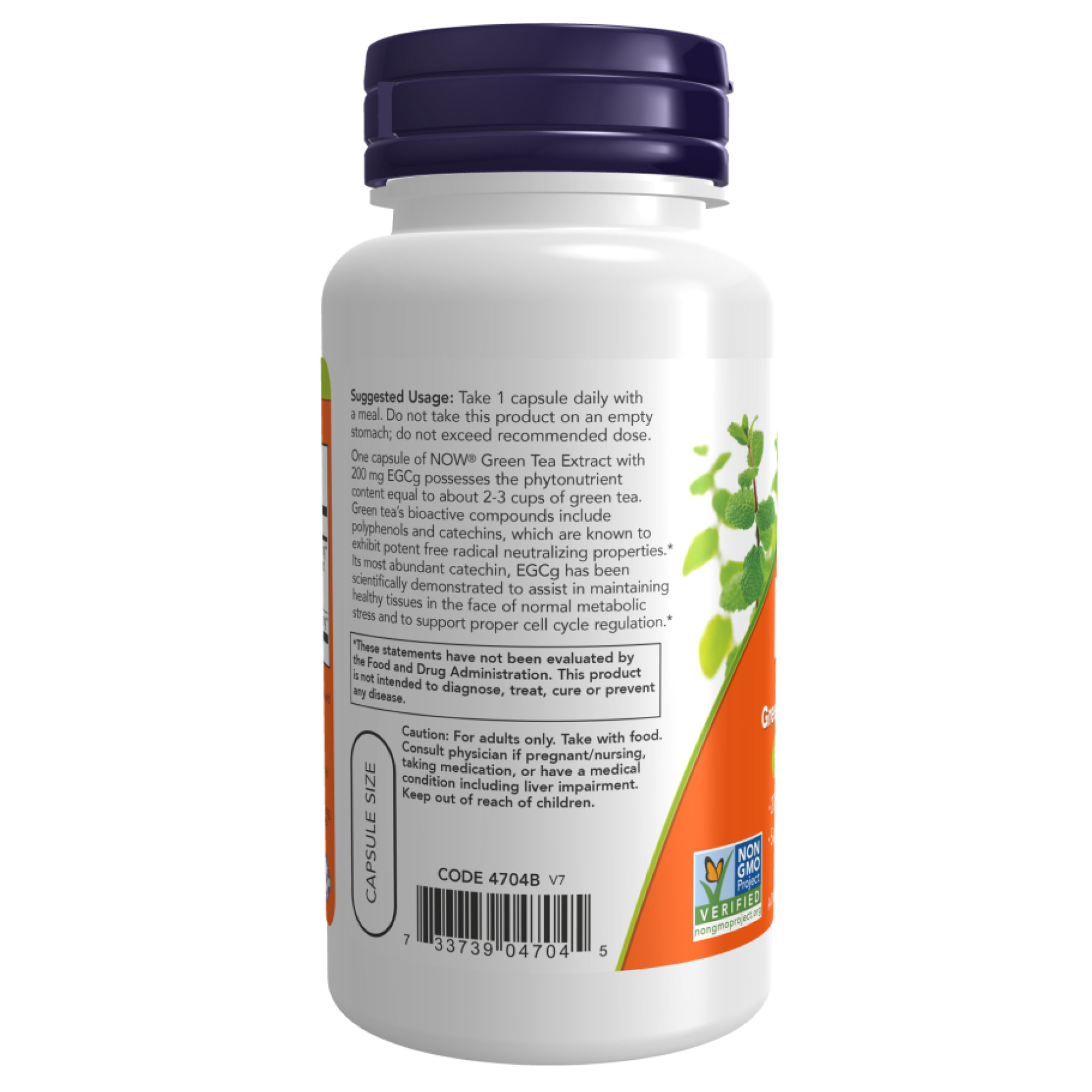 Капсули EGCg Green Tea Extract 400mg - 180 vcaps 2022-10-2653