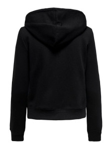 Толстовка ONLFEEL LIFE L/S ZIP HOOD SWT 15240765-Black ONLY L Чорний 15240765-BLACK