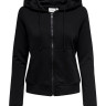 Толстовка ONLFEEL LIFE L/S ZIP HOOD SWT 15240765-Black ONLY L Чорний 15240765-BLACK