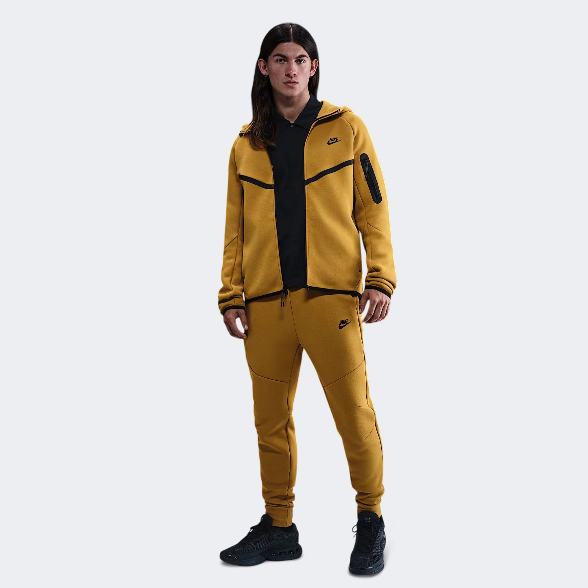 Толстовка чоловіча Nike Tech Fleece Fz Wr Yellow HV0949-352