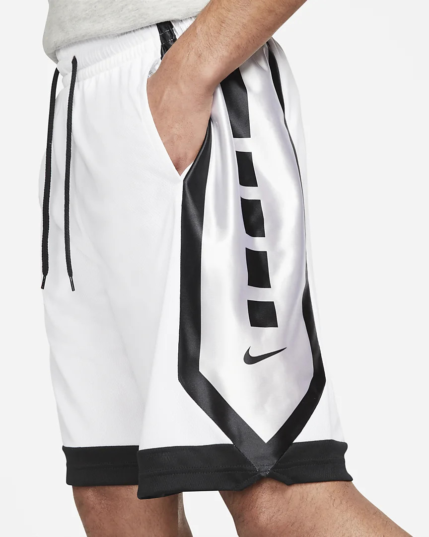 Шорти M NK DF ELITE 10IN SHORT DH7142-100 Nike L Білий DH7142-100