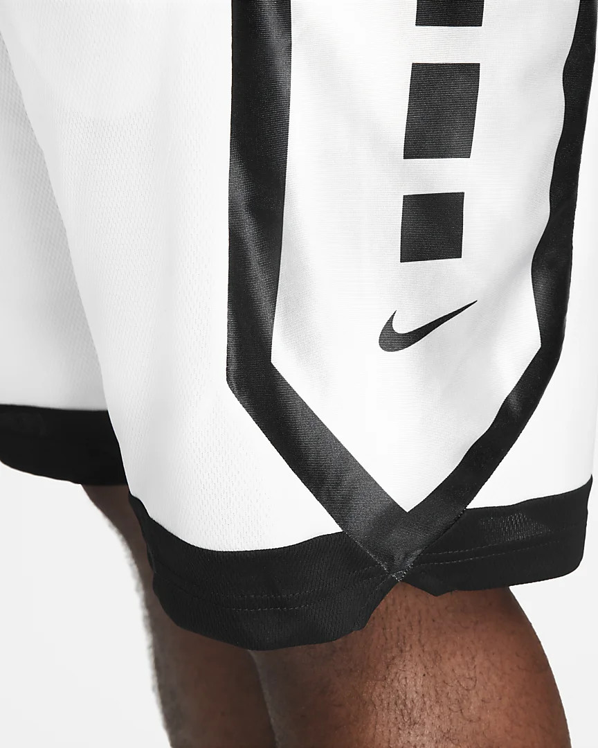 Шорти M NK DF ELITE 10IN SHORT DH7142-100 Nike L Білий DH7142-100