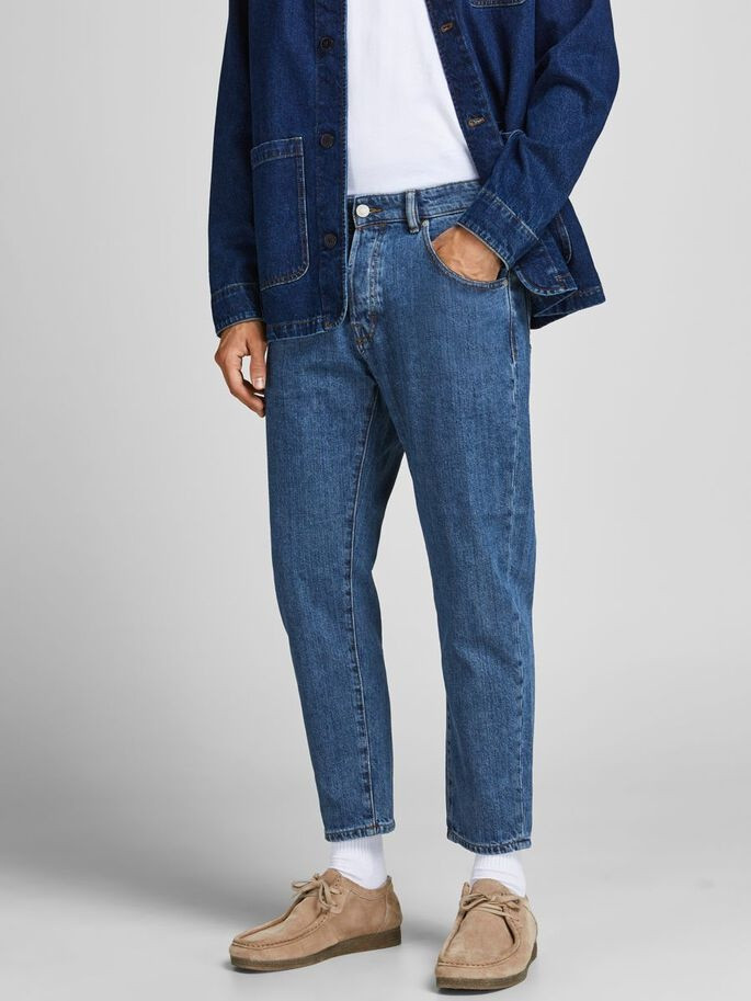 Джинси JJIFRANK JJLEEN NA 412 12195430-Blue Denim Jack&Jones 34/32 Синій 12195430-BLUE DENIM