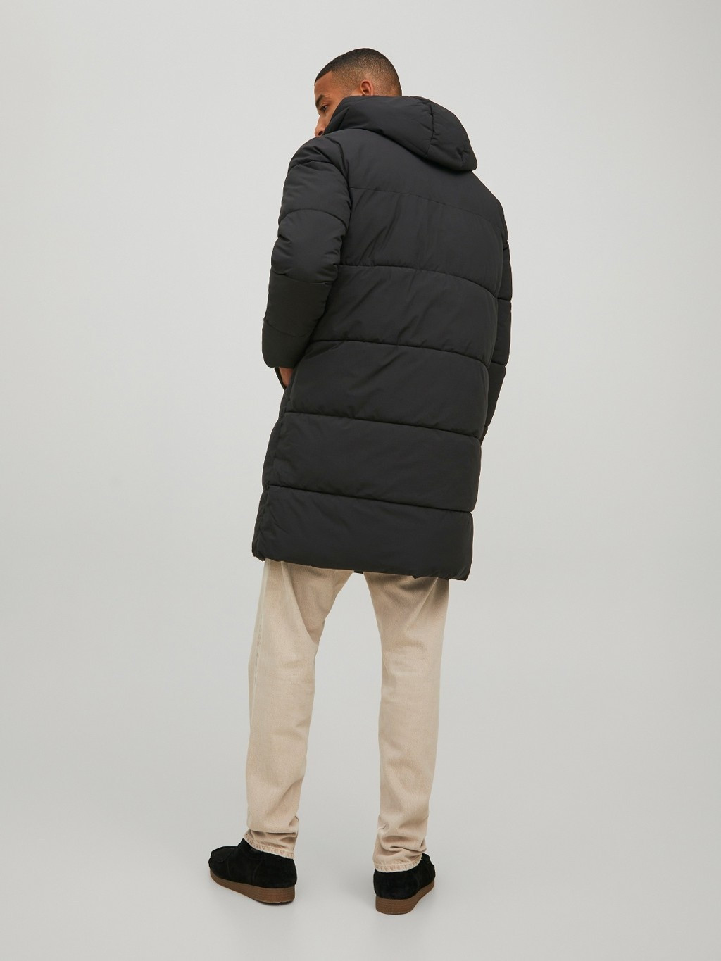 Куртка JORCOPENHAGEN LONG PUFFER LN 12215283-Black Jack&Jones L Чорний 12215283-Black