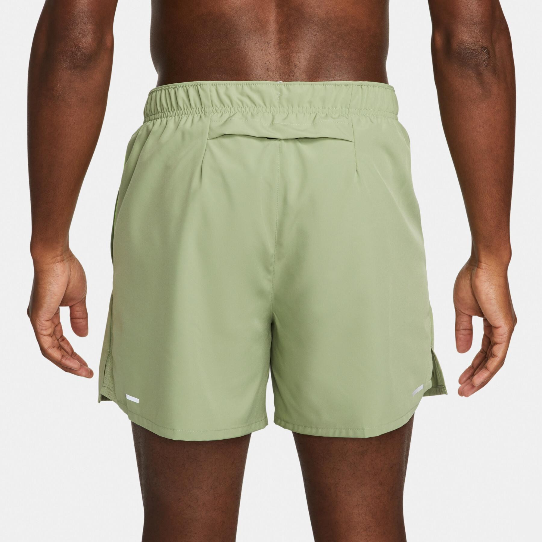 Шорти чоловічі Nike Dri-Fit Division Challenger 5 Brief-Lined Running Green DX0837-386