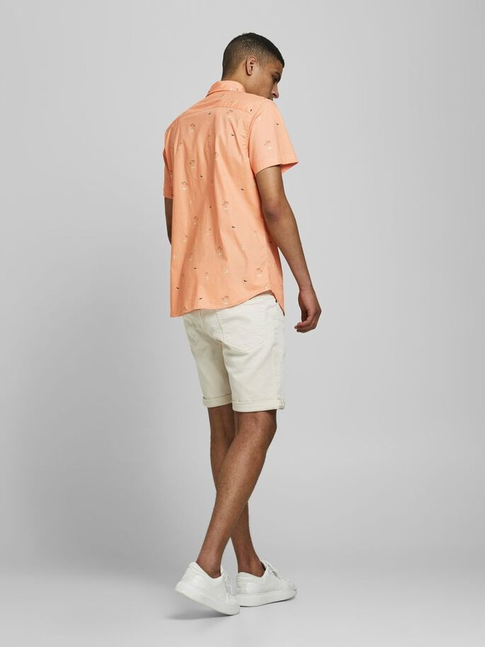 Сорочка JORPLAYA SHIRT SS 12187953 Shell Coral Jack&Jones L Кораловий 12187953ShellCoral