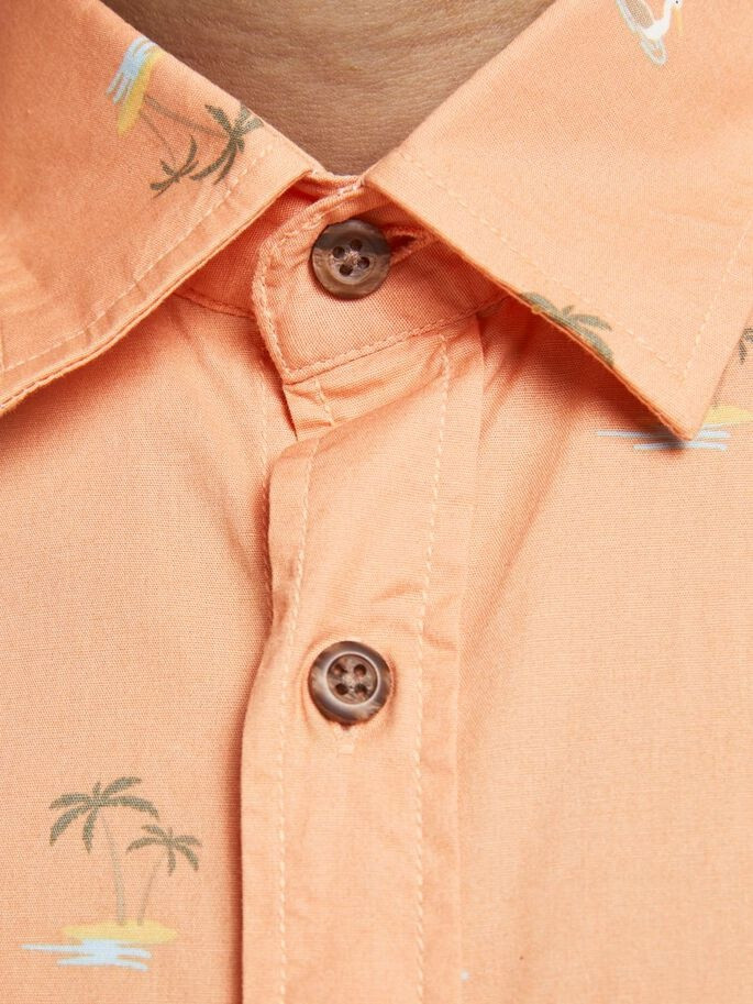 Сорочка JORPLAYA SHIRT SS 12187953 Shell Coral Jack&Jones L Кораловий 12187953ShellCoral