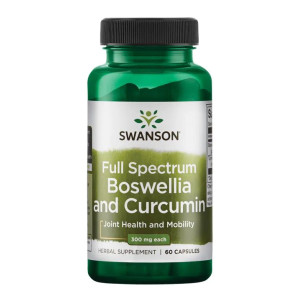 Капсули Full Spect Boswellia and Curcumin - 60 Caps 100-37-4856184-20