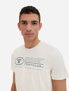 Футболка 1035611-18592 Tom Tailor L Білий 1035611-18592