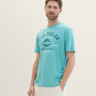 Футболка LOGO TEE MEN'S T-SHIRT 1037735ХХ35272 Tom Tailor L Блакитний 1037735ХХ35272