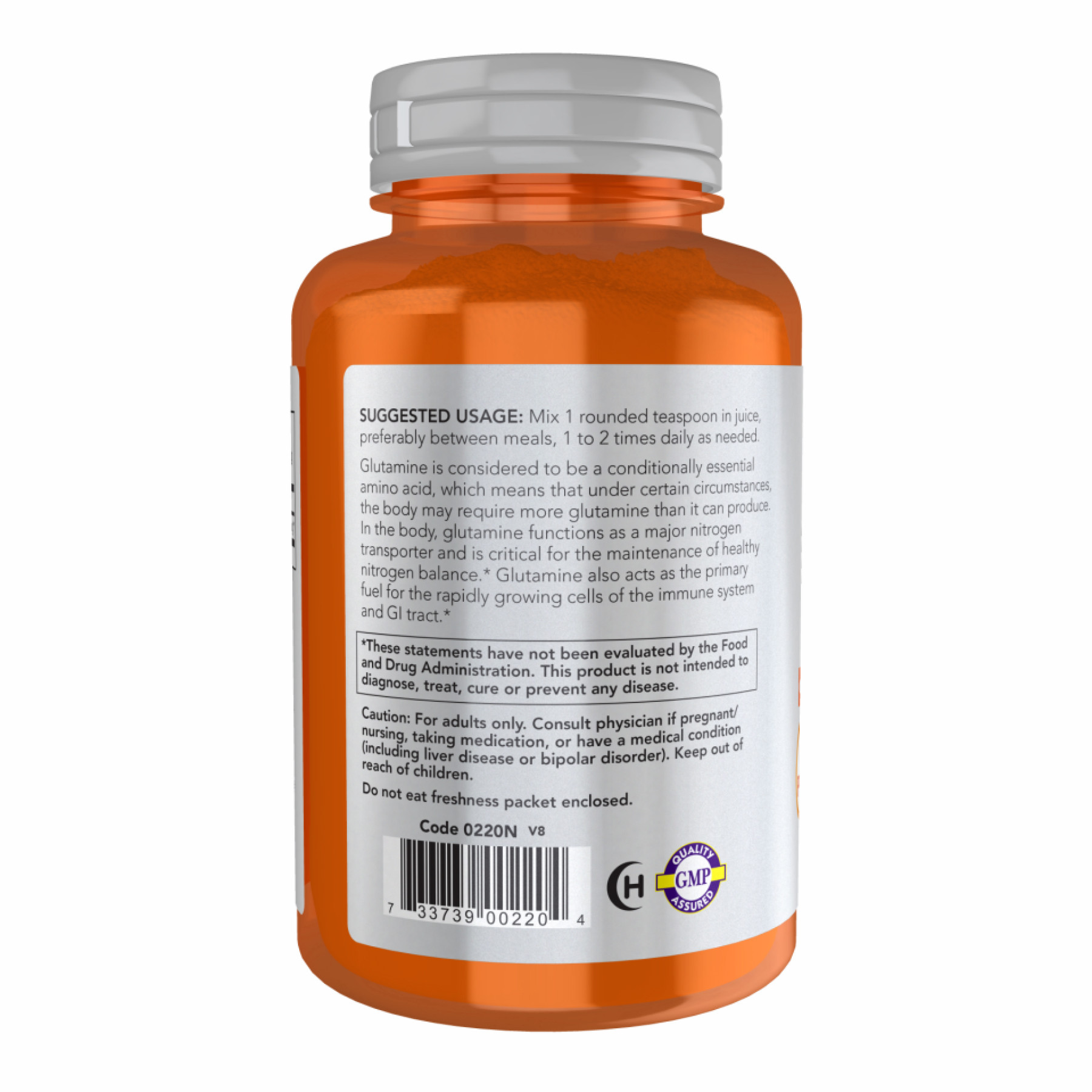Порошок L-Glutamine Powder - 454g 2022-10-2310