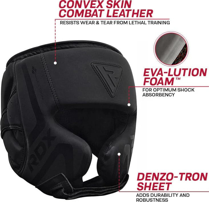 Шолом RDX HEAD GUARD T15 чорний L (HGR-T15MB) HGR-T15MB