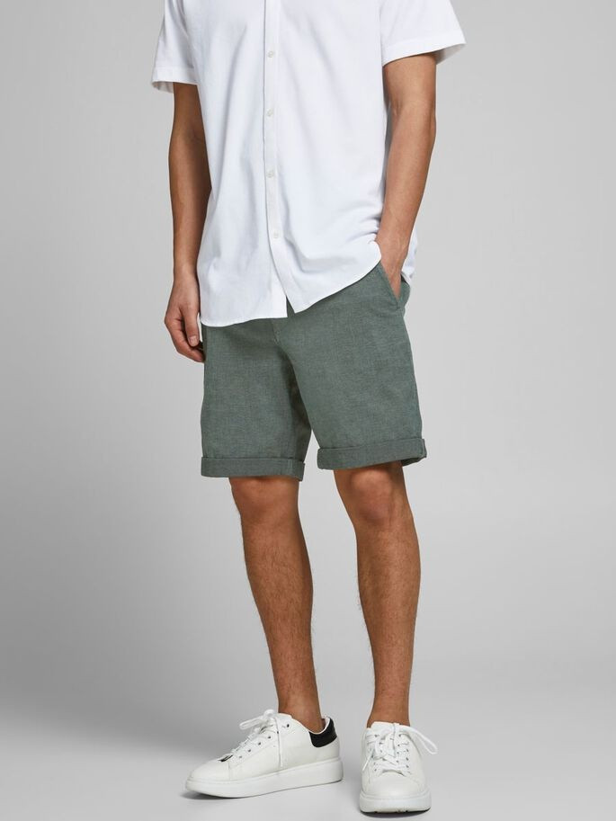 Шорти JJIKENSO JJCHINO SHORTS 21 AKM STS 12183665 Trooper Jack&Jones L Темно-сірий 12183665Trooper
