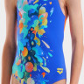 Купальник для дівчаток Arena PAINTING SWIMSUIT V BACK синій, помаранчевий 128 см (010744-830) 010744-830