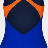 Купальник для дівчаток Arena PAINTING SWIMSUIT V BACK синій, помаранчевий 128 см (010744-830) 010744-830